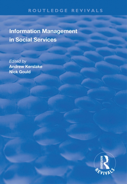 Information Management in Social Services, EPUB eBook