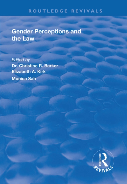 Gender Perceptions and the Law, EPUB eBook