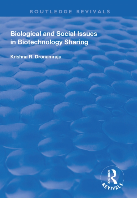 Biological and Social Issues in Biotechnology Sharing, PDF eBook