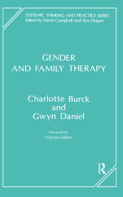 Gender and Family Therapy, PDF eBook