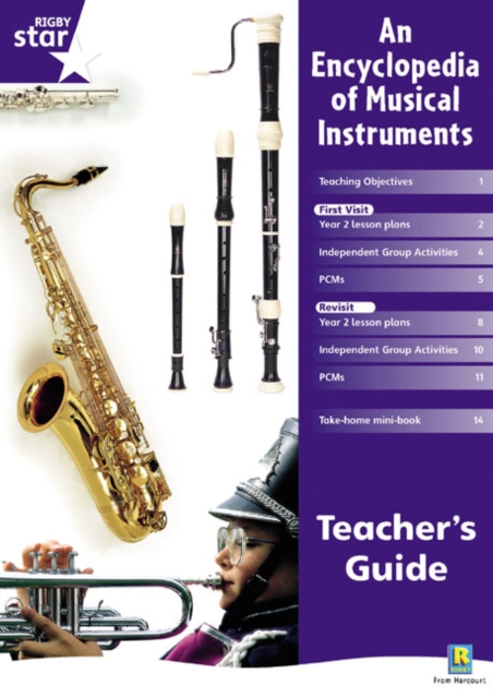 Rigby Star Shared Year 2 Non-fiction: Encyclopedia of Musical Instruments Teachers Guide, Paperback Book