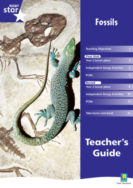 Rigby Star Shared Year 2 Non-fiction: Fossils Teachers Guide, Paperback Book