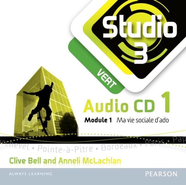 Studio 3 Vert Audio CDs (pack of 3) (11-14 French), CD-Audio Book