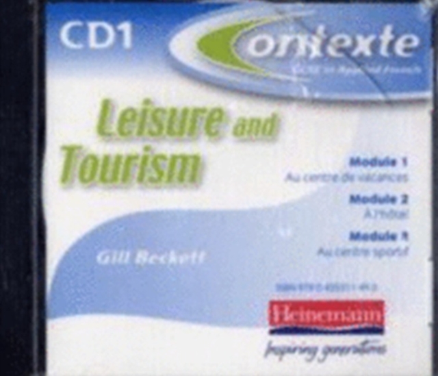 Contexte Leisure and Tourism Audio CDs Pack of 3, CD-Audio Book