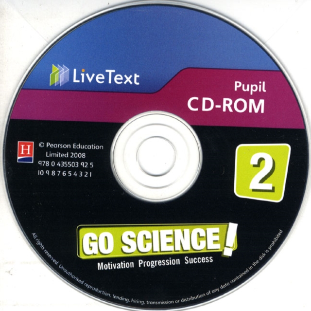 Go Science! Pupil LiveText 2, CD-ROM Book