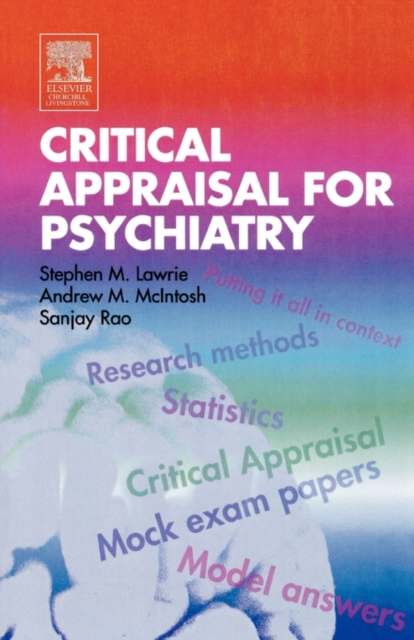 Critical Appraisal for Psychiatrists, Paperback Book