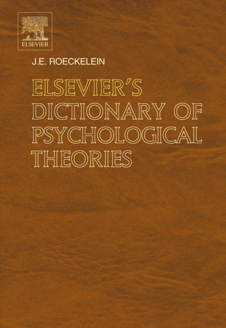 Elsevier's Dictionary of Psychological Theories, Hardback Book