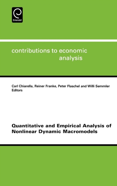 Quantitative and Empirical Analysis of Nonlinear Dynamic Macromodels, Hardback Book