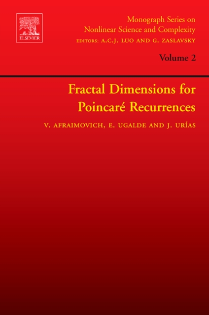 Fractal Dimensions for Poincare Recurrences : Volume 2, Hardback Book