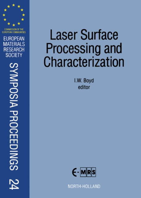 Laser Surface Processing and Characterization, PDF eBook