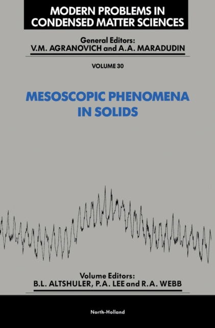 Mesoscopic Phenomena in Solids, PDF eBook