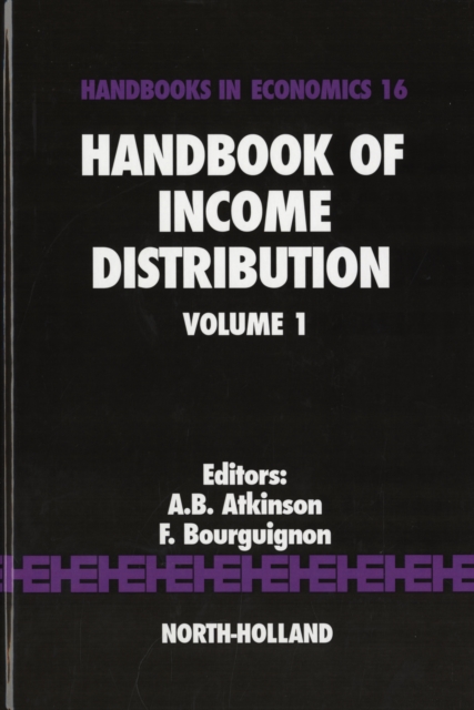 Handbook of Income Distribution : Volume 1, Hardback Book