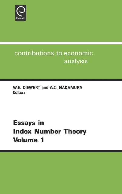 Essays in Index Number Theory, Hardback Book