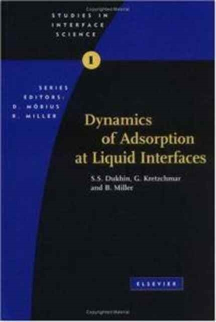 Dynamics of Adsorption at Liquid Interfaces : Theory, Experiment, Application Volume 1, Hardback Book