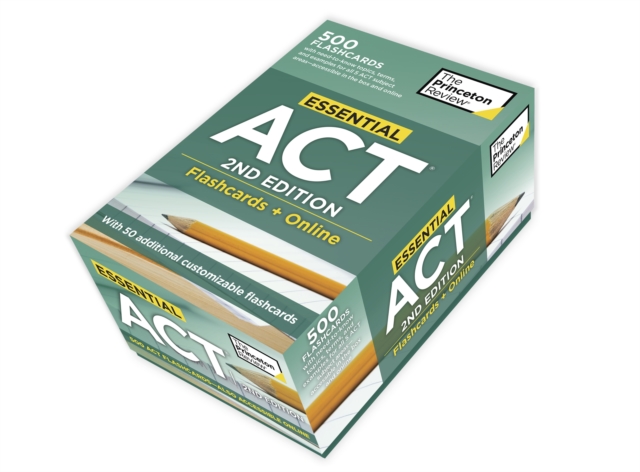 Essential ACT, 2nd Edition: Flashcards + Online : 500 Need-to-Know Topics and Terms to Help Boost Your ACT Score, Cards Book