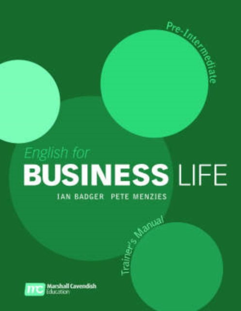 English for Business Life Pre-Intermediate: Teacher's Manual, Paperback / softback Book
