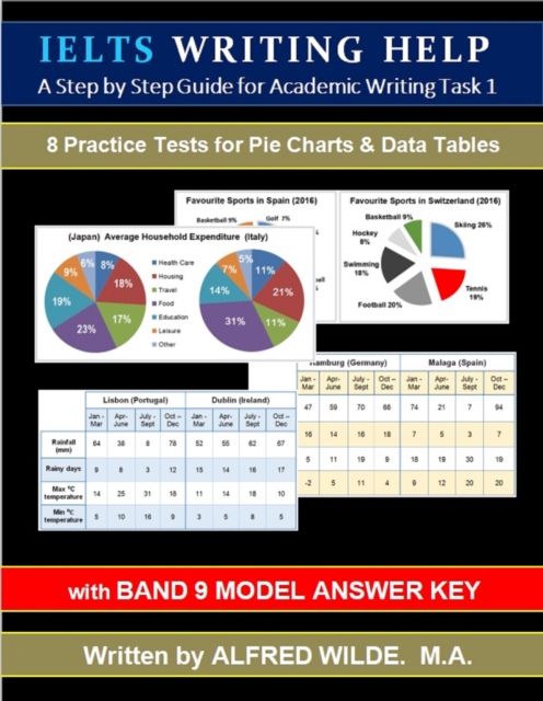 IELTS Writing Help. Academic Task 1 Writing. Practice Tests for Pie Charts & Data Tables. (with Band 9 Model Answers), EPUB eBook