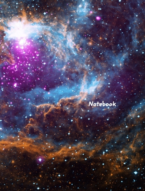 Notebook : Milky Way Nebula Design Notebook, Journal, Hardback Book