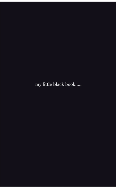 little black book : little black book writing journal, Paperback / softback Book