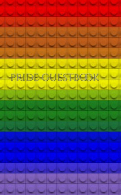 Rainbow lego style Pride Guest Book, Paperback / softback Book