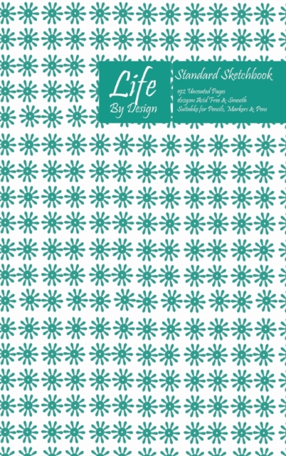 Life By Design Standard Sketchbook 6 x 9 Inch Uncoated (75 gsm) Paper Royal Blue Cover, Hardback Book