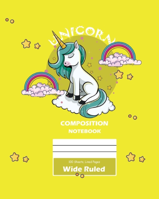Unicorn Composition Notebook, Paperback / softback Book