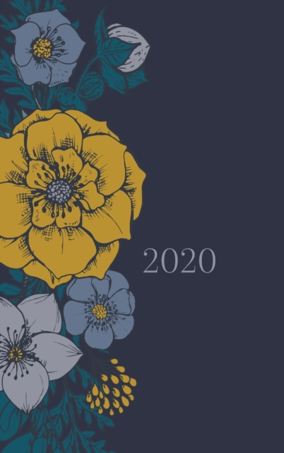 2020 Planner : Planner - Journal - Diary - Grey Floral, Hardback Book