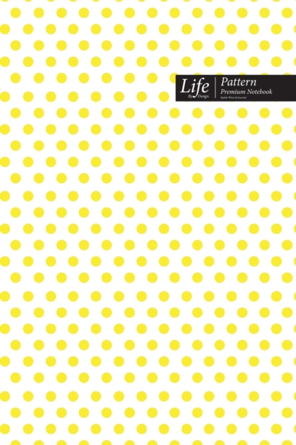Dots Pattern Composition Notebook, Dotted Lines, Wide Ruled Medium Size 6 x 9 Inch (A5), 144 Sheets Yellow Cover, Paperback / softback Book