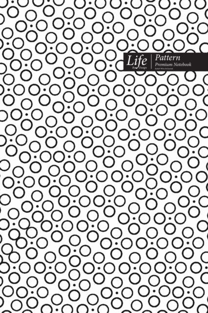 Ringed Dots Pattern Composition Notebook, Dotted Lines, Wide Ruled Medium Size 6 x 9 Inch (A5), 144 Sheets White Cover, Paperback / softback Book