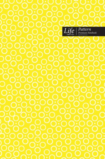 Ringed Dots Pattern Composition Notebook, Dotted Lines, Wide Ruled Medium Size 6 x 9 Inch (A5), 144 Sheets Yellow Cover, Paperback / softback Book