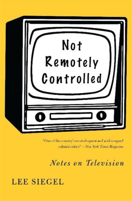 Not Remotely Controlled : Notes on Television, Paperback / softback Book