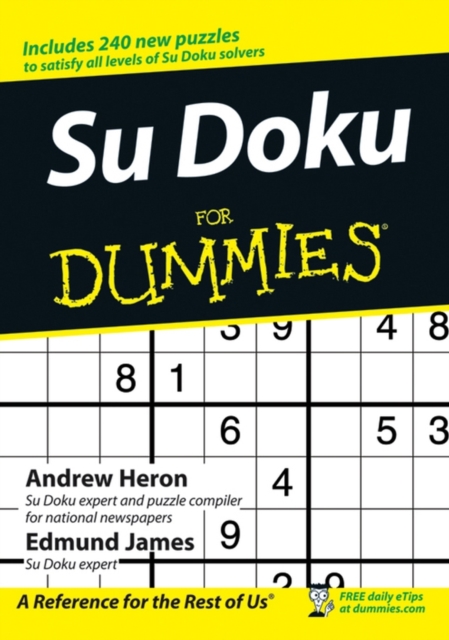 Su Doku for Dummies, Paperback / softback Book