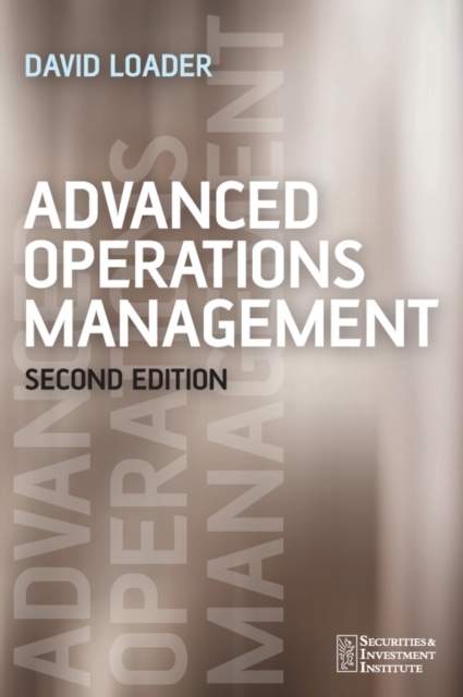 Advanced Operations Management, Paperback / softback Book