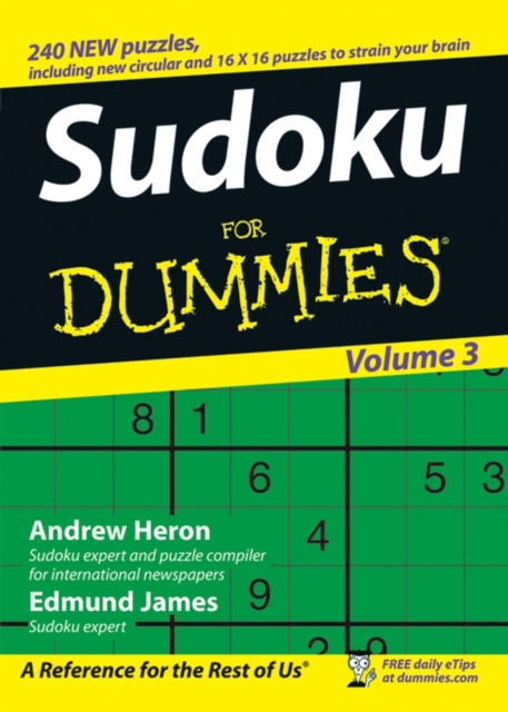 Sudoku For Dummies, Volume 3, Paperback / softback Book