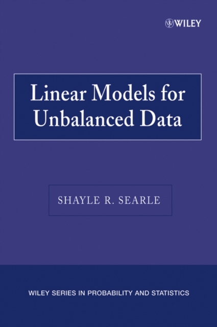 Linear Models for Unbalanced Data, Paperback / softback Book