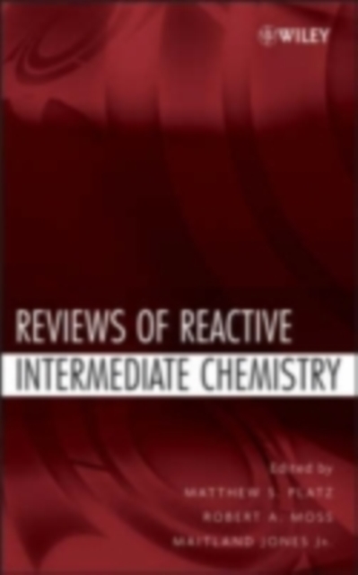 Reviews of Reactive Intermediate Chemistry, PDF eBook