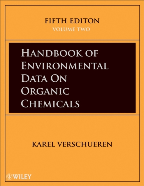 Handbook of Environmental Data on Organic Chemicals, Print and CD Set, Mixed media product Book