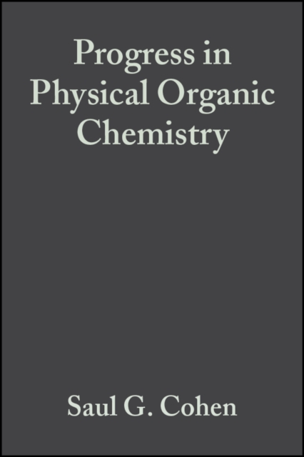 Progress in Physical Organic Chemistry, PDF eBook