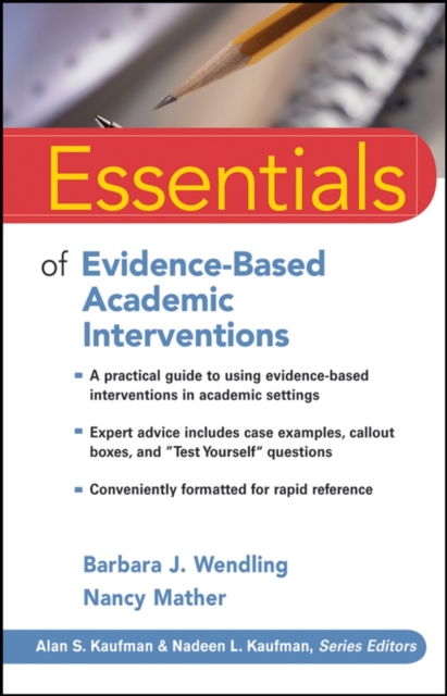 Essentials of Evidence-Based Academic Interventions, Paperback / softback Book