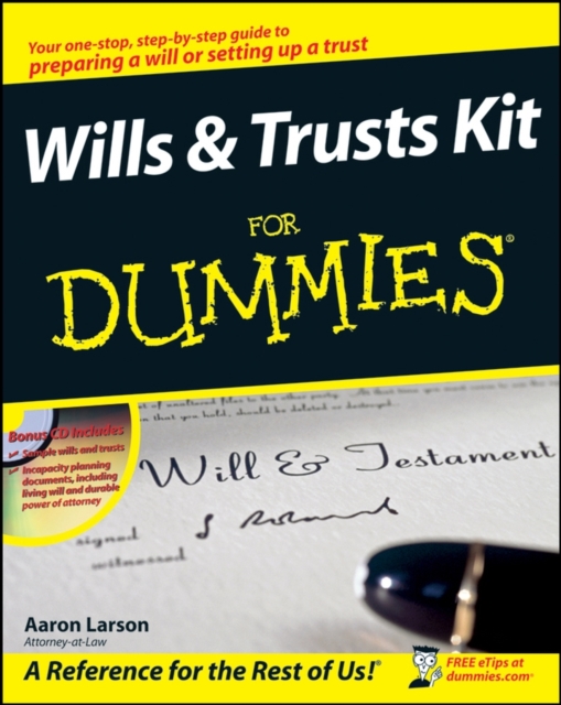 Wills and Trusts Kit For Dummies, Paperback / softback Book