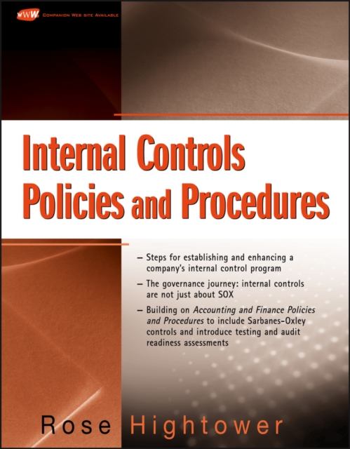 Internal Controls Policies and Procedures, Paperback / softback Book