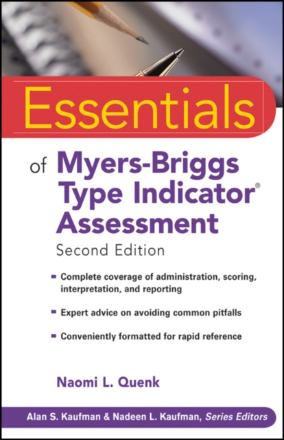 Essentials of Myers-Briggs Type Indicator Assessment, Paperback / softback Book