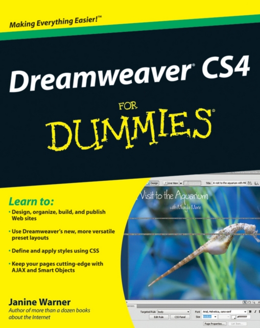Dreamweaver CS4 for Dummies, Paperback Book