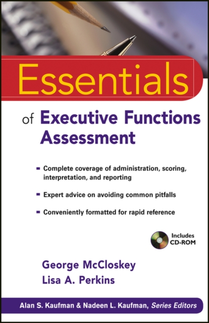 Essentials of Executive Functions Assessment, Multiple-component retail product, part(s) enclose Book