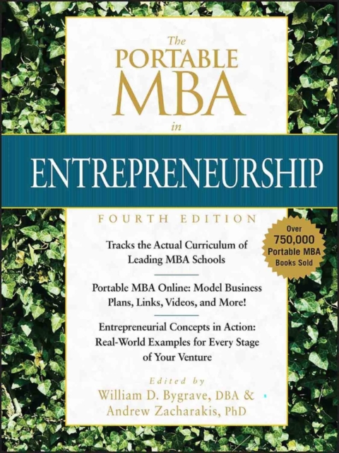 The Portable MBA in Entrepreneurship, Hardback Book