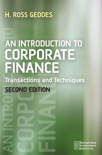 An Introduction to Corporate Finance : Transactions and Techniques, PDF eBook