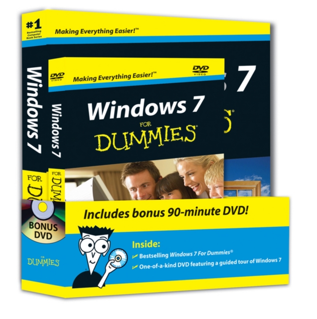 Windows 7 For Dummies, Book + DVD Bundle, Paperback / softback Book