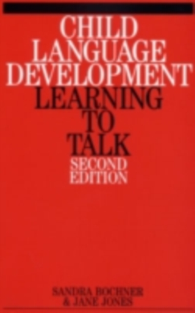 Child Language Development : Learning to Talk, PDF eBook