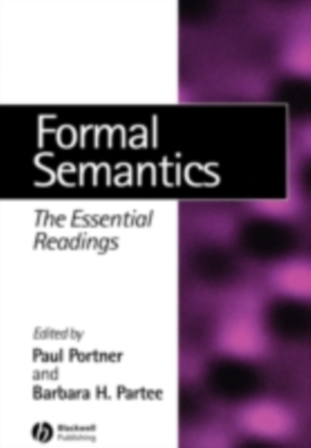 Formal Semantics : The Essential Readings, PDF eBook