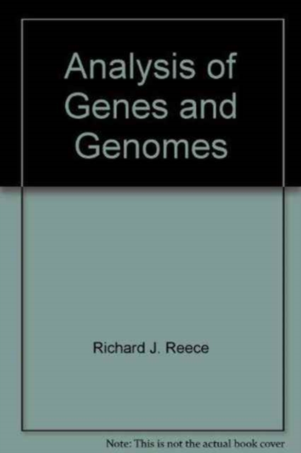 Analysis of Genes and Genomes, Hardback Book